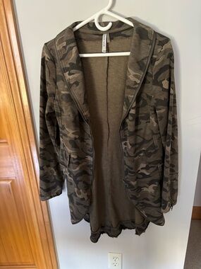 Mur Mur Open Front Jacket - Camo